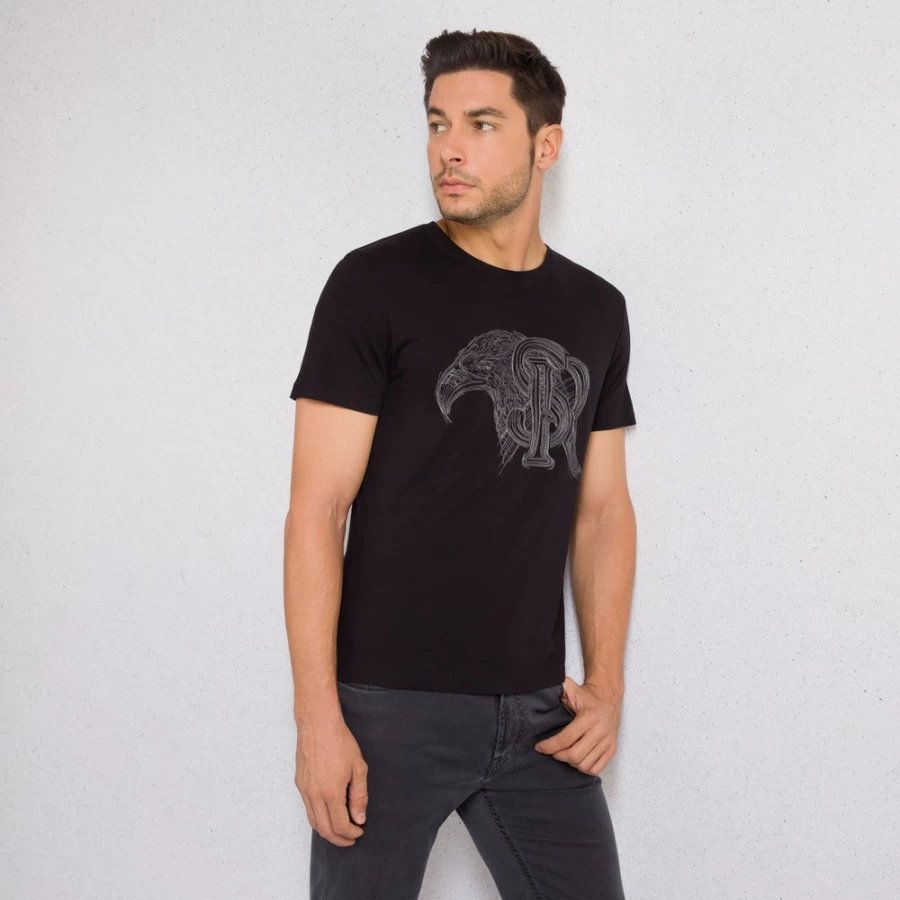 Stefano Ricci Men's N999 Crew Neck T-Shirt | Premium Cotton Classic Fit