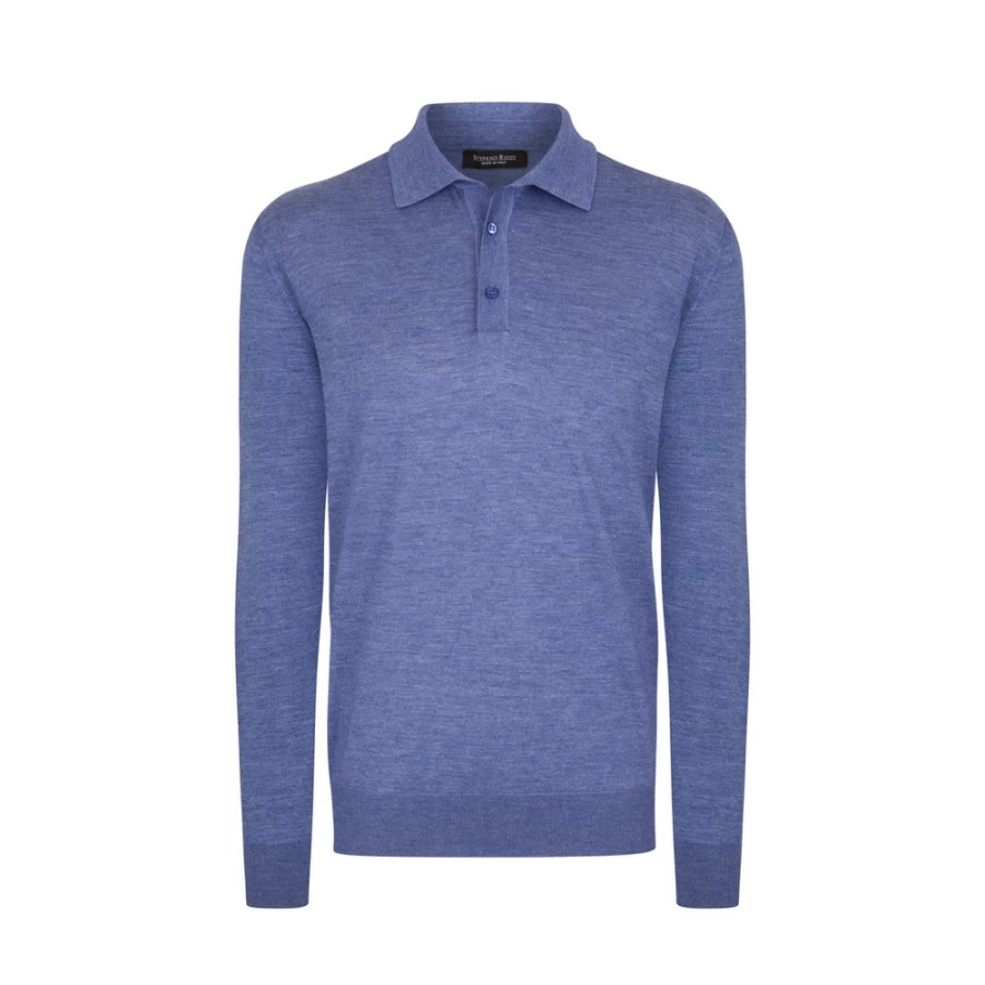 Stefano Ricci Men's Knit Three-Button Polo Shirt in F22302_1150 Color