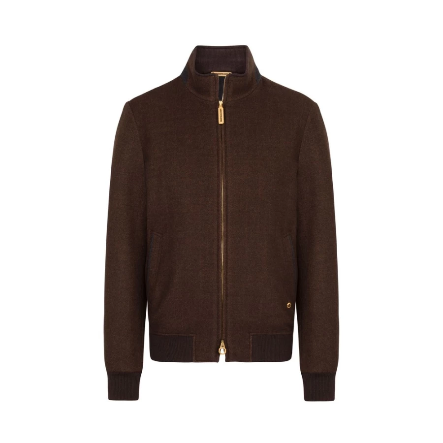 "Stefano Ricci Men's Luxury Wool Blouson Jacket – Premium Quality & Stylish Design"