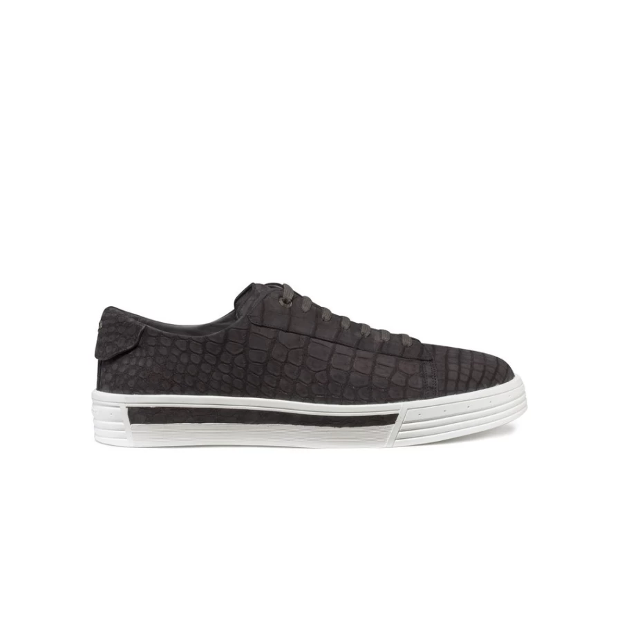 Stefano Ricci Luxury G007 Nubuck Crocodile Sneakers for Men