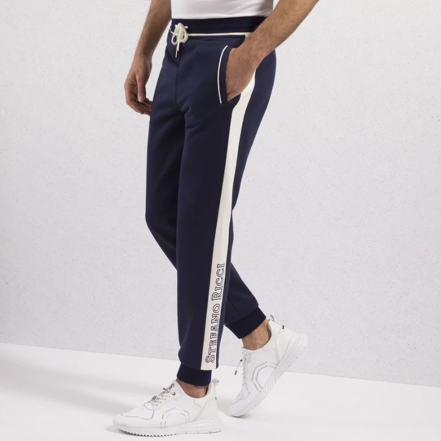 Stefano Ricci Men's Luxury Jogging Pants - Premium Comfort & Style for Running & Casual Wear