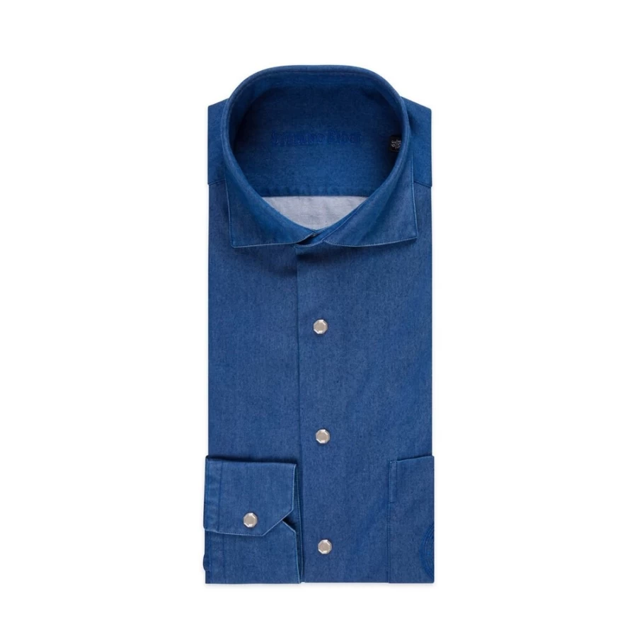 Stefano Ricci Men's Handmade Eboli Shirt – Luxury Italian Designer Dress Shirt