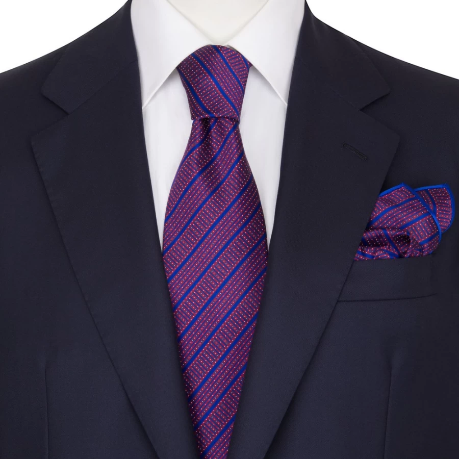 Stefano Ricci Luxury Hand-Printed Silk Tie Set in Elegant Color 37005_006