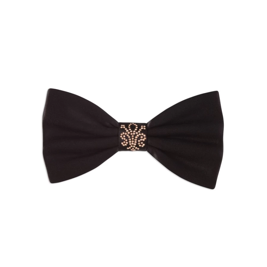 Stefano Ricci Luxury Silk Bow Tie with Swarovski Crystals in Elegant Design