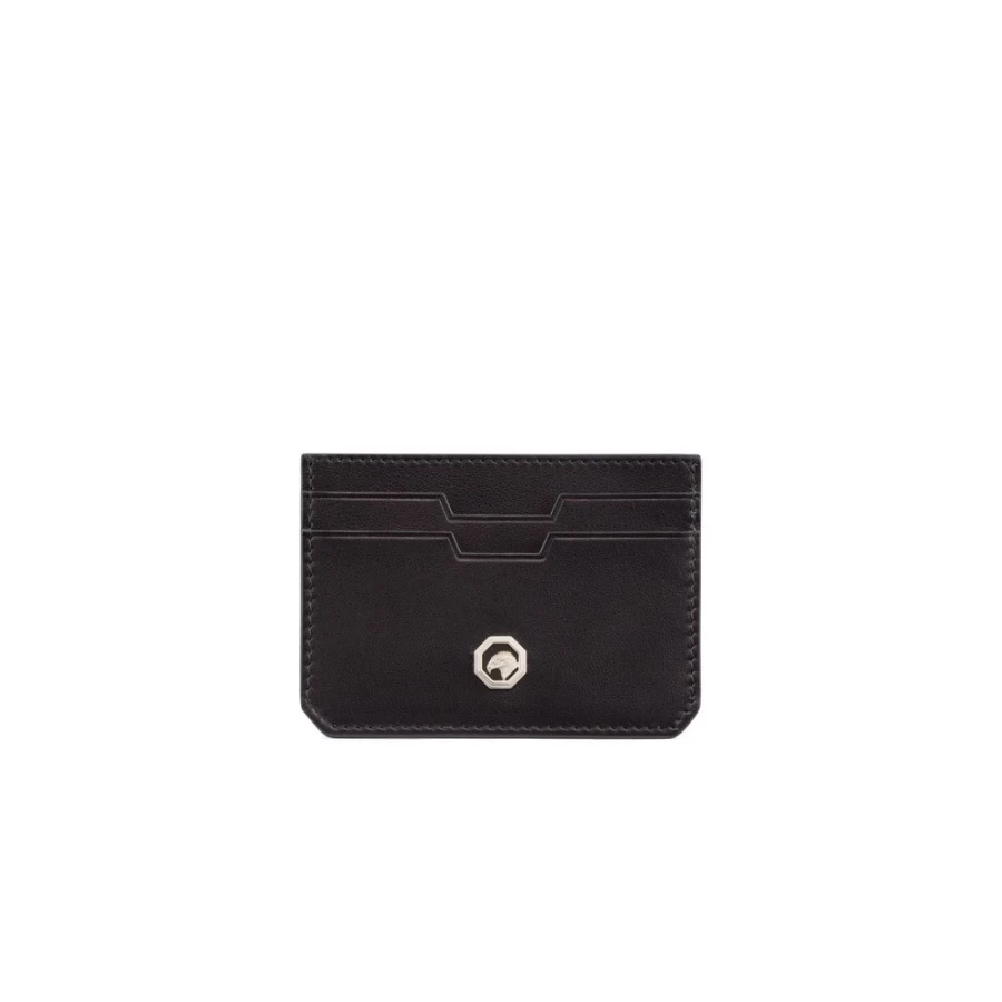 "Stefano Ricci Luxury Calfskin Leather Card Holder for Men – Premium Slim Wallet"