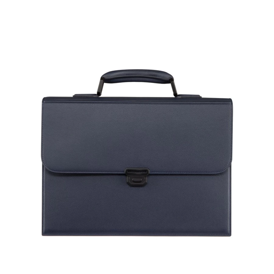 "Stefano Ricci Handcrafted Premium Calfskin Leather Briefcase for Men – Luxury Business Bag"