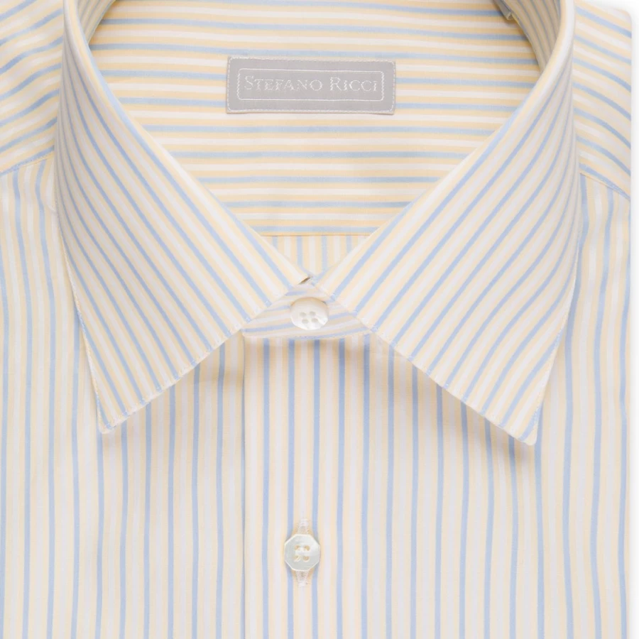 Stefano Ricci Men's Handmade Asti Shirt – Premium Luxury Cotton Dress Shirt