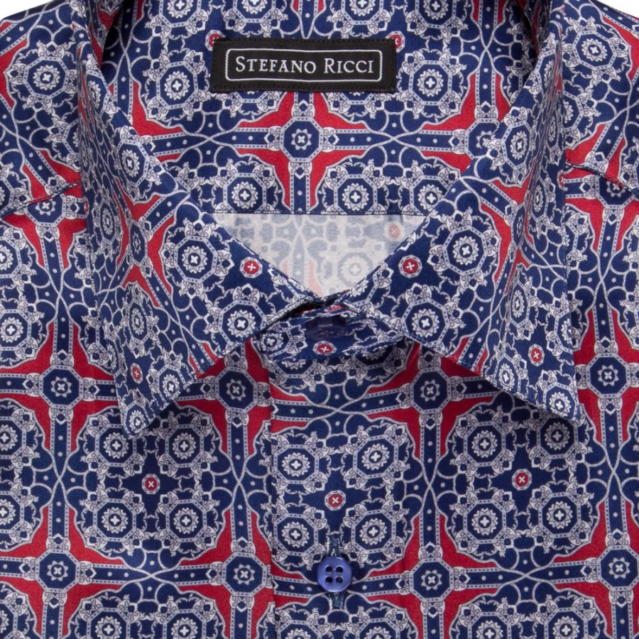 "Stefano Ricci Men's Handmade Torino Shirt – Premium Luxury Cotton Shirt"