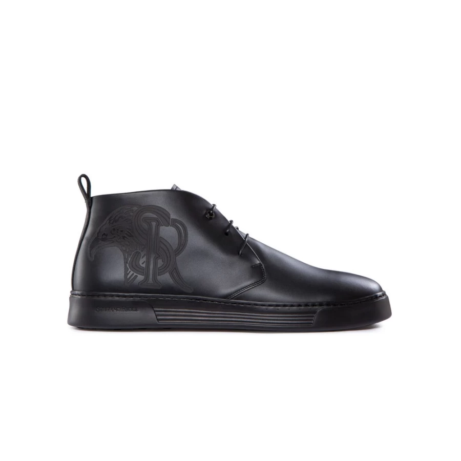 Stefano Ricci Men's Calfskin Leather Chukka Boots | Premium Italian Designer Footwear