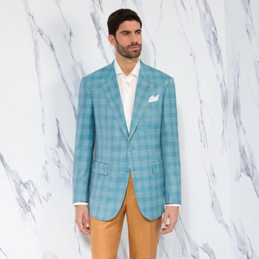 Stefano Ricci Men's Luxury Two-Button Blazer - Premium Formal Jacket for Elegant Style