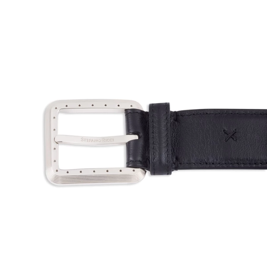 Stefano Ricci Junior Calfskin Leather Belt for Boys – Premium Genuine Leather Strap