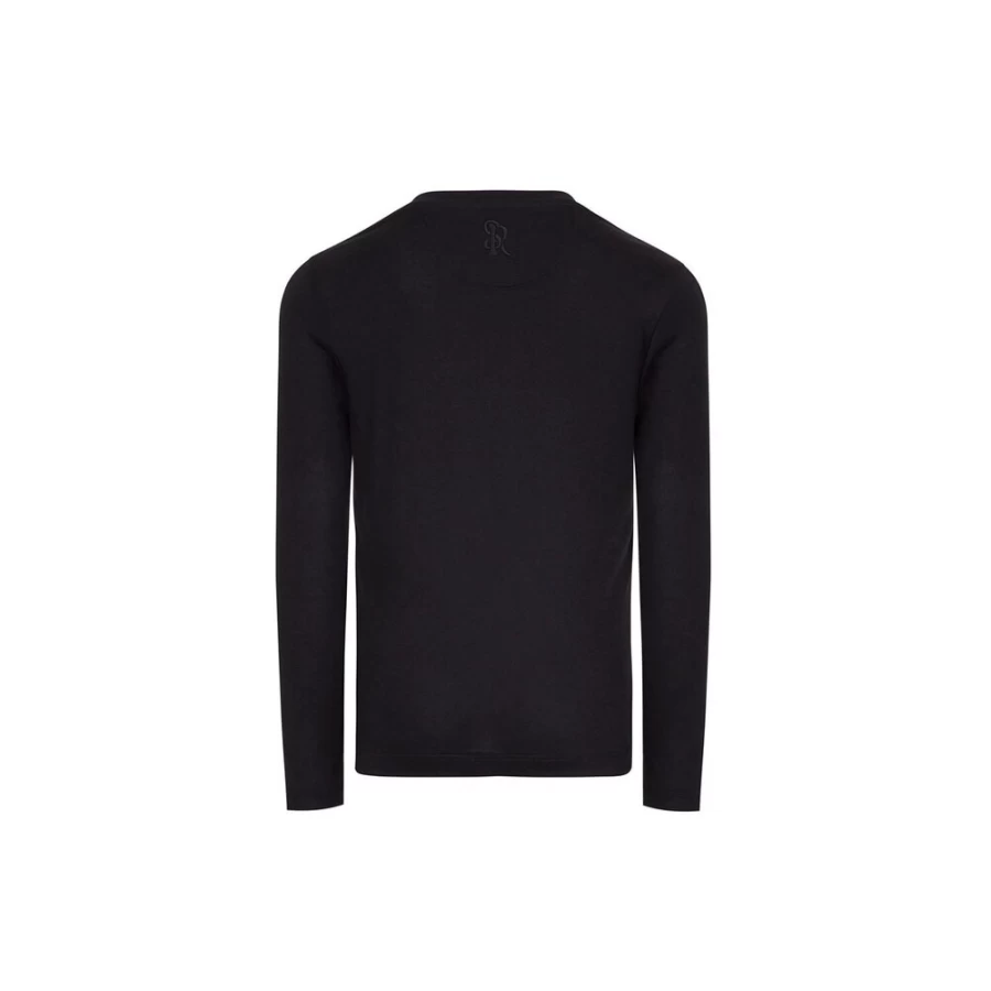 Stefano Ricci Junior Long Sleeve Crewneck Cotton T-Shirt for Boys