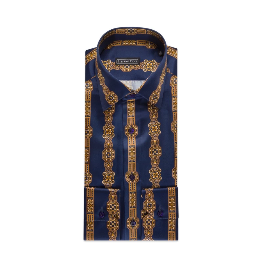 "Stefano Ricci Handmade Torino Shirt for Men | Premium Luxury Men's Shirt"