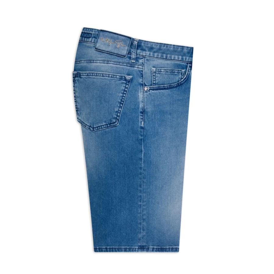 Stefano Ricci Men's Bermuda Shorts | Luxury Cotton Summer Casual Shorts