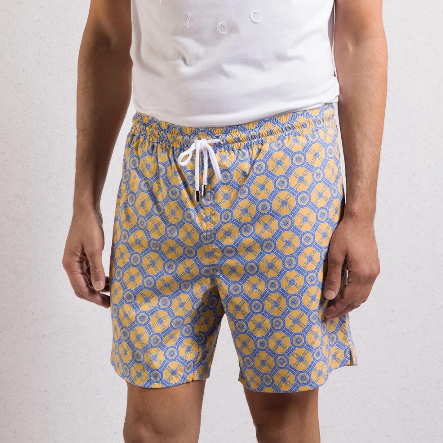 Stefano Ricci Men's Premium Swim Shorts in Classic Design - B47402_003