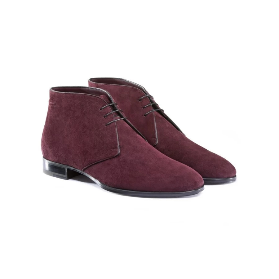 Stefano Ricci Men's Suede Chukka Boots | Luxe Casual Footwear for Style & Comfort