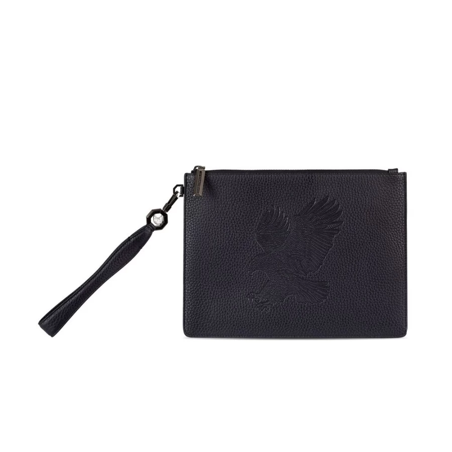 "Stefano Ricci Handmade Calfskin Leather Document Holder - Luxury Business Portfolio Bag"
