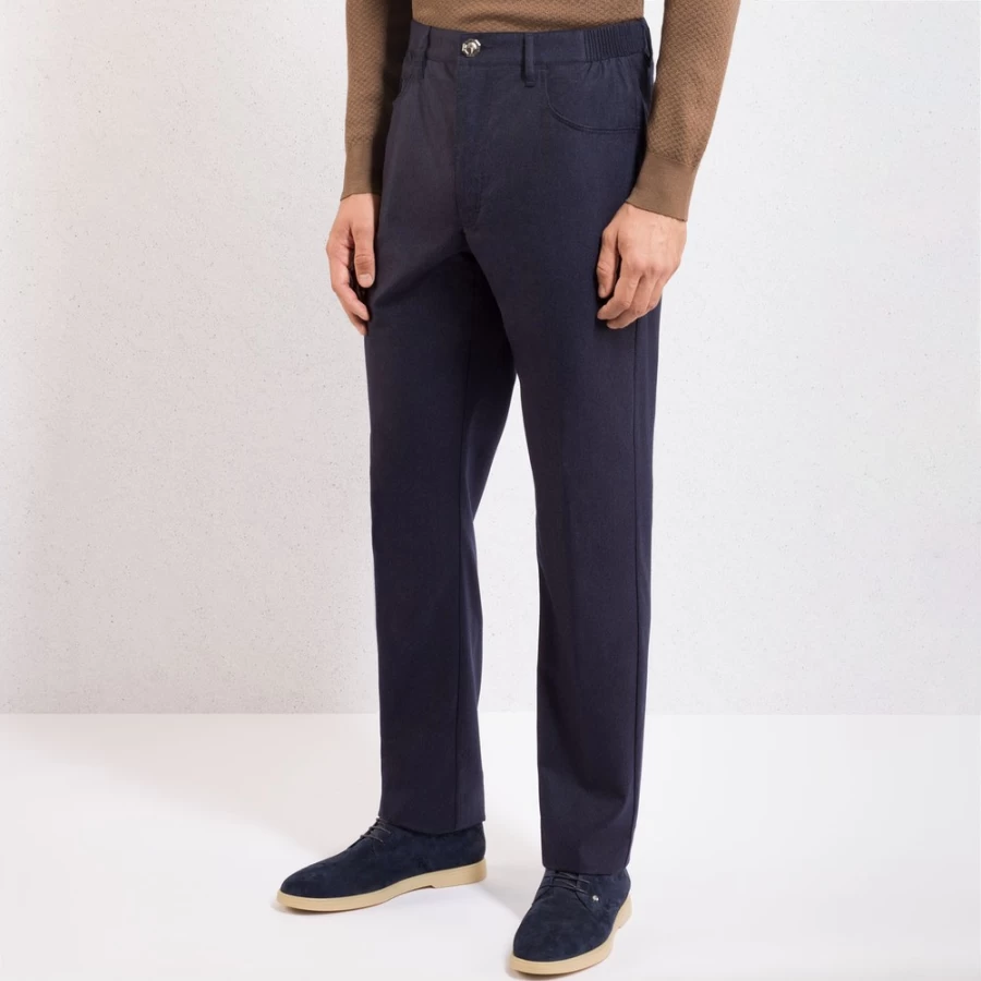 Stefano Ricci Men's Five-Pocket Trousers in Color B013 | Classic Fit Casual Pants