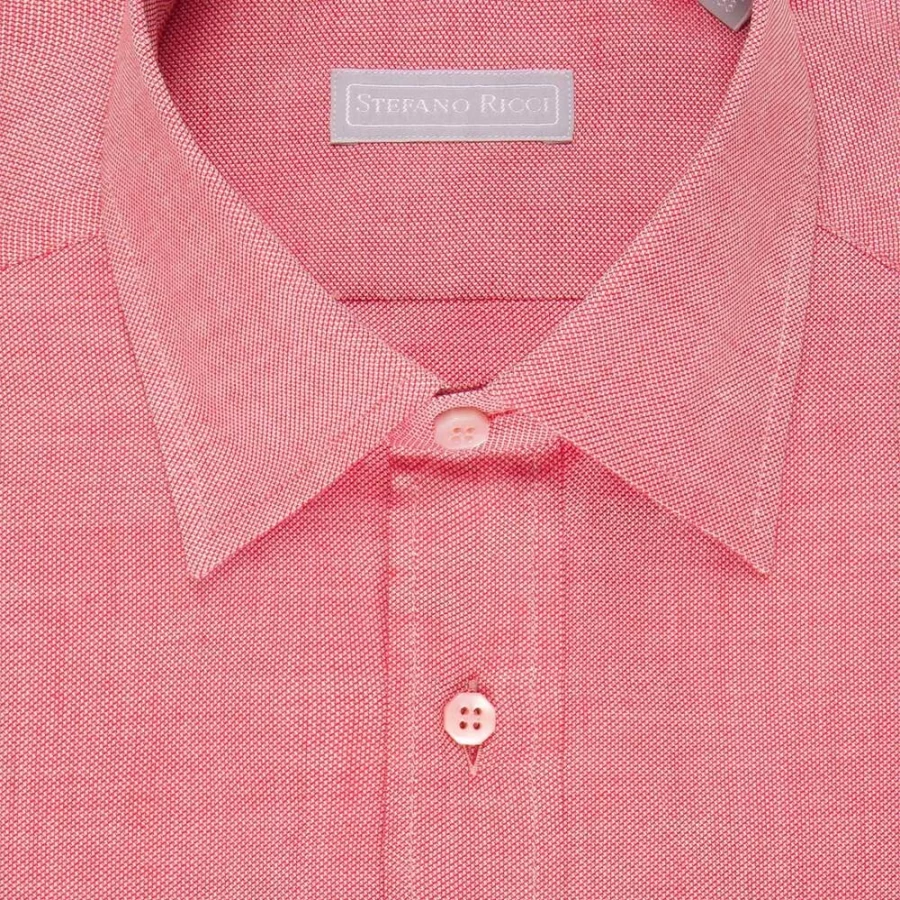 Stefano Ricci Men's Handmade Melk Shirt – Premium Luxury Cotton Dress Shirt