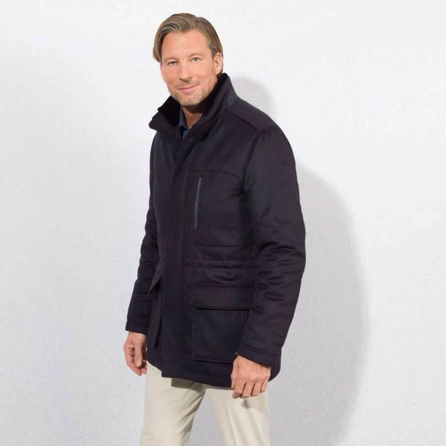 "Stefano Ricci Men's Luxury Chinchilla, Cashmere, and Mink Fur Jacket – Premium Outerwear"