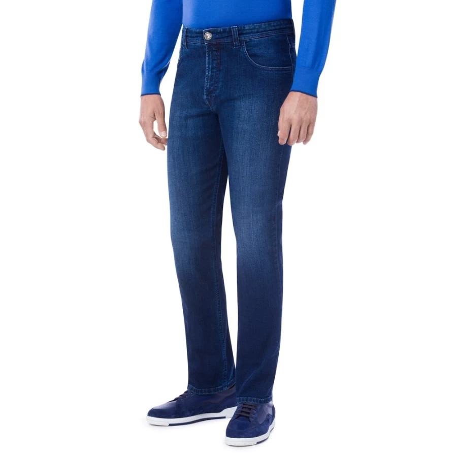 "Stefano Ricci Men's Premium Regular Fit Jeans for Stylish Comfort"