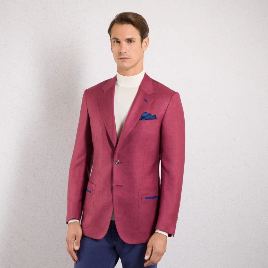"Stefano Ricci Men's Luxury Two-Button Blazer Jacket"