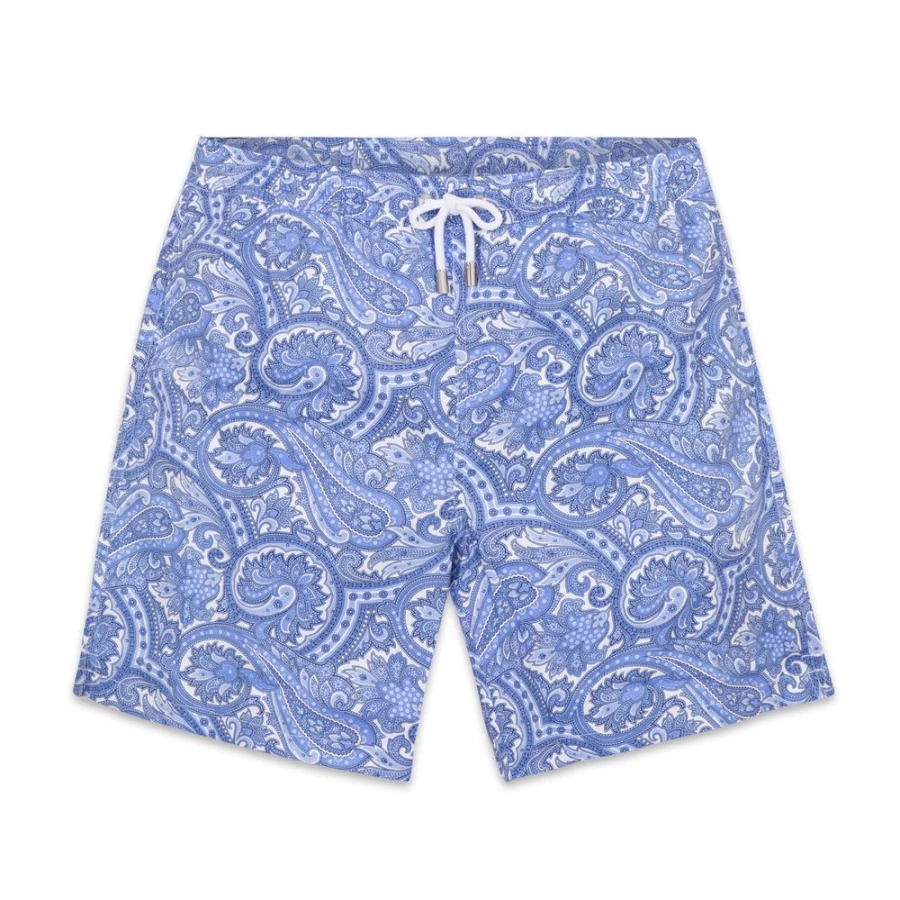 Stefano Ricci Men's Luxury Swim Shorts - Premium Quick-Dry Beach Shorts for Swimming & Vacation