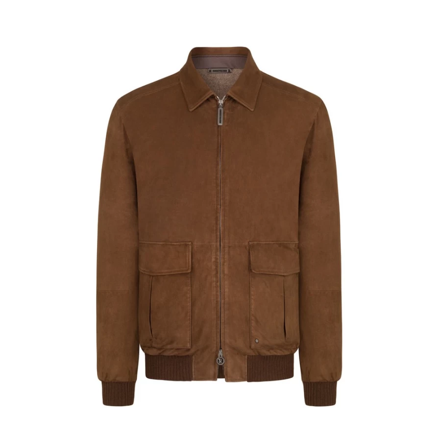Stefano Ricci Men's Suede Blouson Jacket | Premium Luxury Outerwear