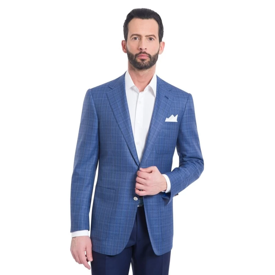 "Stefano Ricci Men's Luxury Two-Button Blazer – Premium Formal Jacket for Gentlemen"