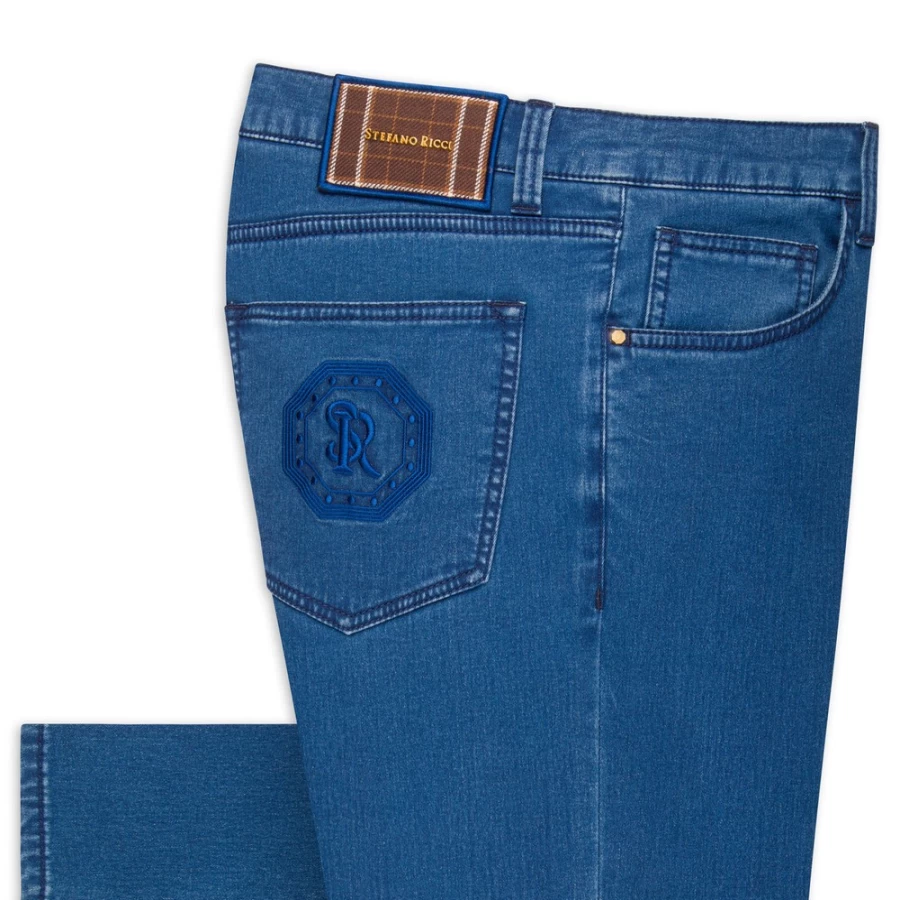 "Stefano Ricci Luxury Men's Jeans - Premium Denim for Men"