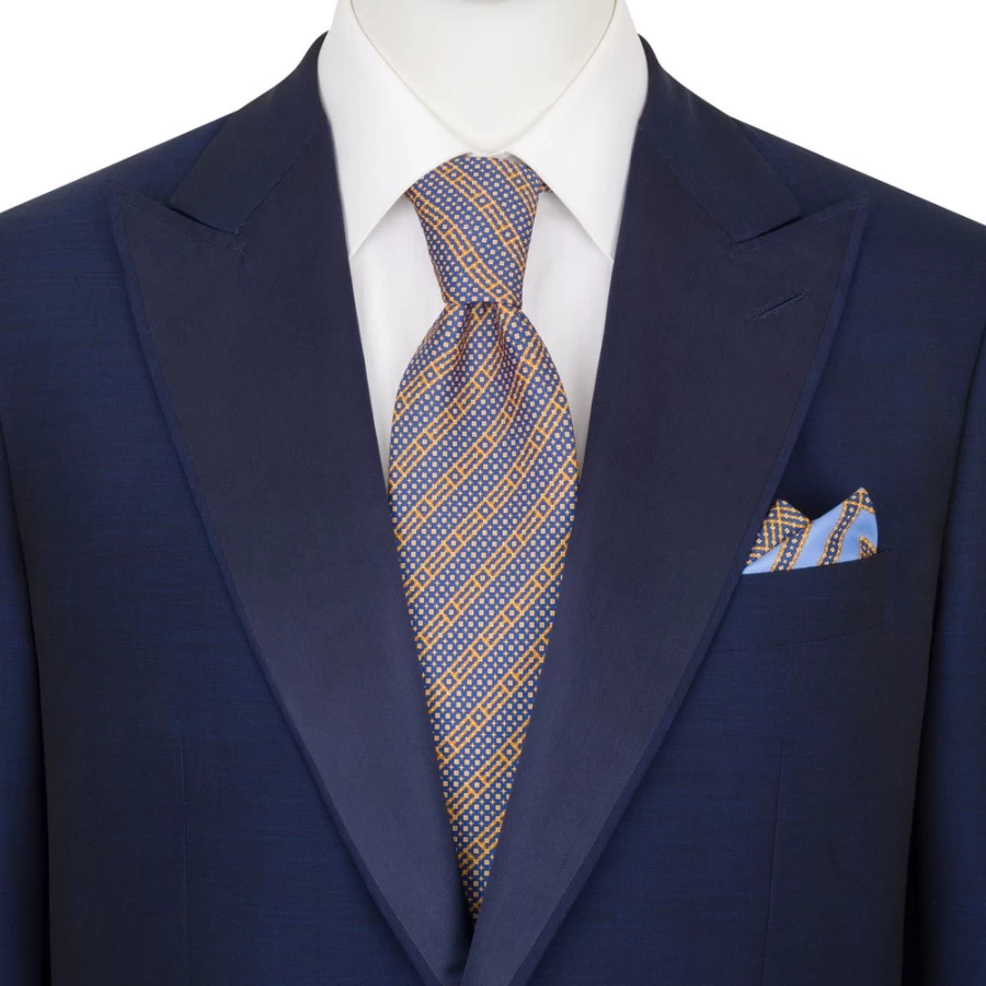 Stefano Ricci Luxury Hand-Printed Silk Tie Set in Elegant Color 43101_005