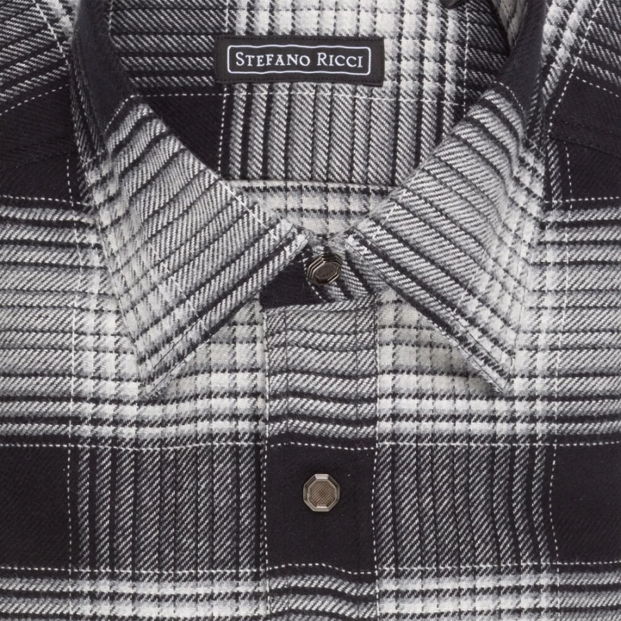 Stefano Ricci Men's Handmade Rust-Colored Shirt – Premium Luxury Fashion