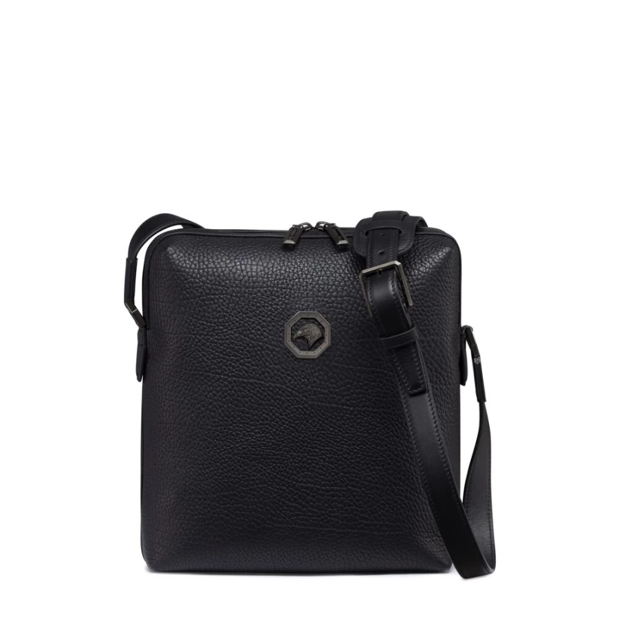 Stefano Ricci Genuine Calfskin Leather Handmade Messenger Bag for Men Luxury Briefcase