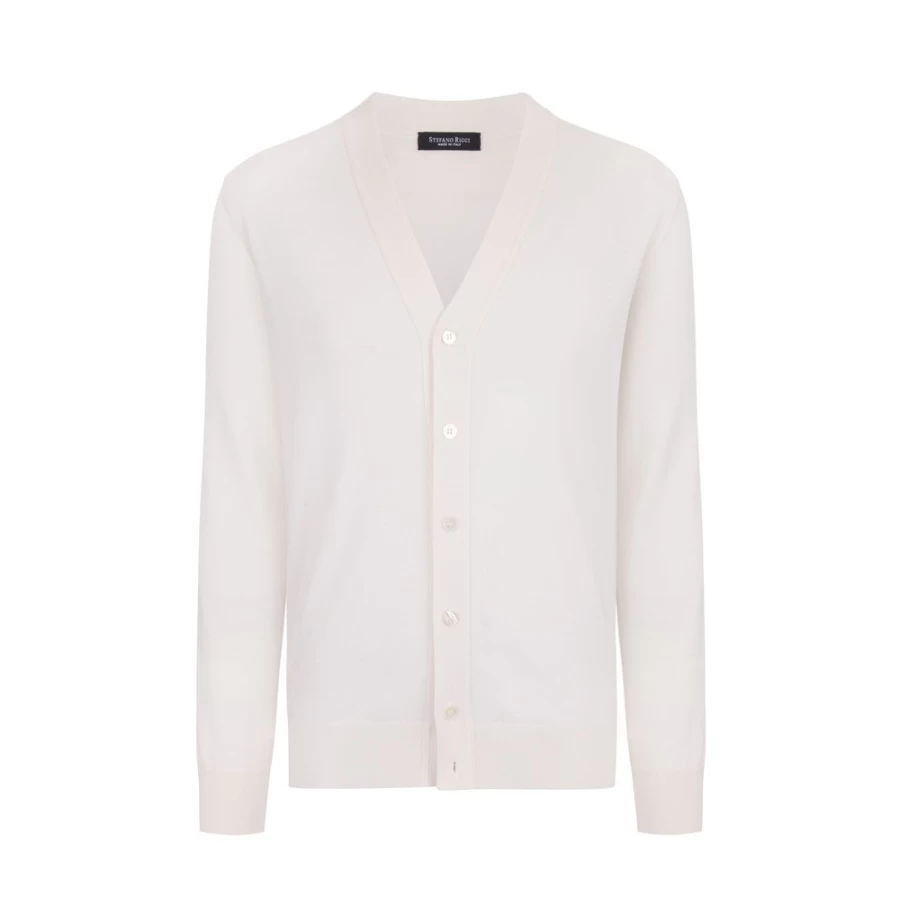 Stefano Ricci Men's Luxury Cashmere Silk Blend Cardigan