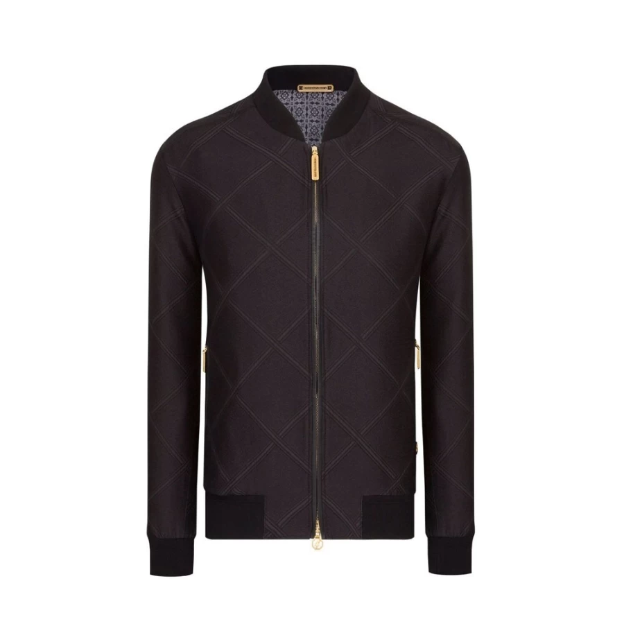 Stefano Ricci Men's Silk Blouson – Luxury Designer Jacket for Elegant Style