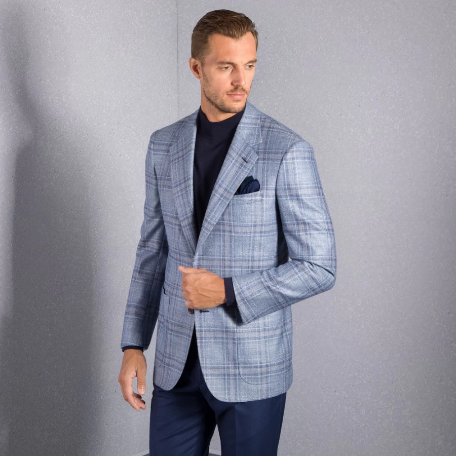 "Stefano Ricci Men's Luxury Two-Button Blazer Jacket"