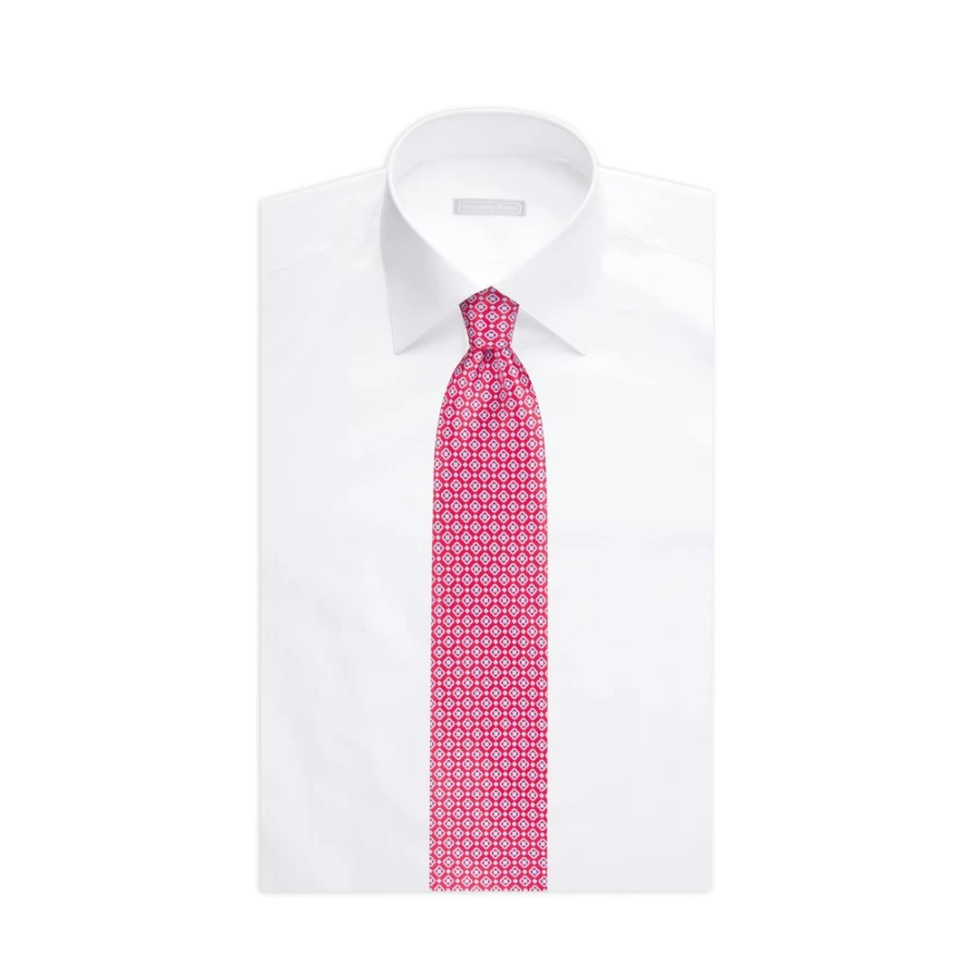 Stefano Ricci Luxury Hand-Printed Silk Tie for Men - Premium Italian Designer Necktie