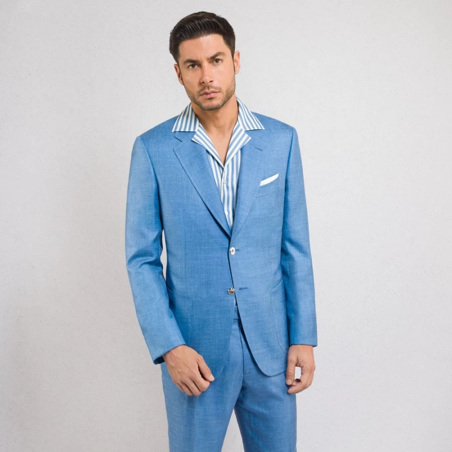 Stefano Ricci Men's Two-Button Fiesole Jacket – Premium Luxury Blazer for Gentlemen