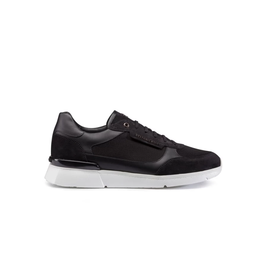 Stefano Ricci Luxury Suede & Calfskin Leather Men's Sneakers – Premium Italian Designer Shoes