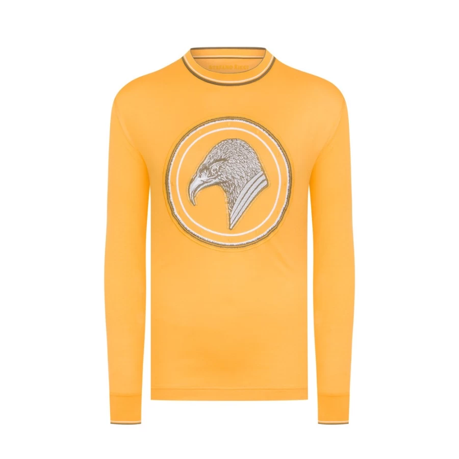 Stefano Ricci Men's Premium Long Sleeve T-Shirt for Luxury Casual Wear
