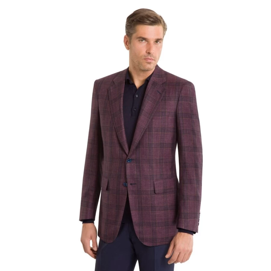 "Stefano Ricci Men's Luxury Two Button Jacket – Premium Formal Blazer"