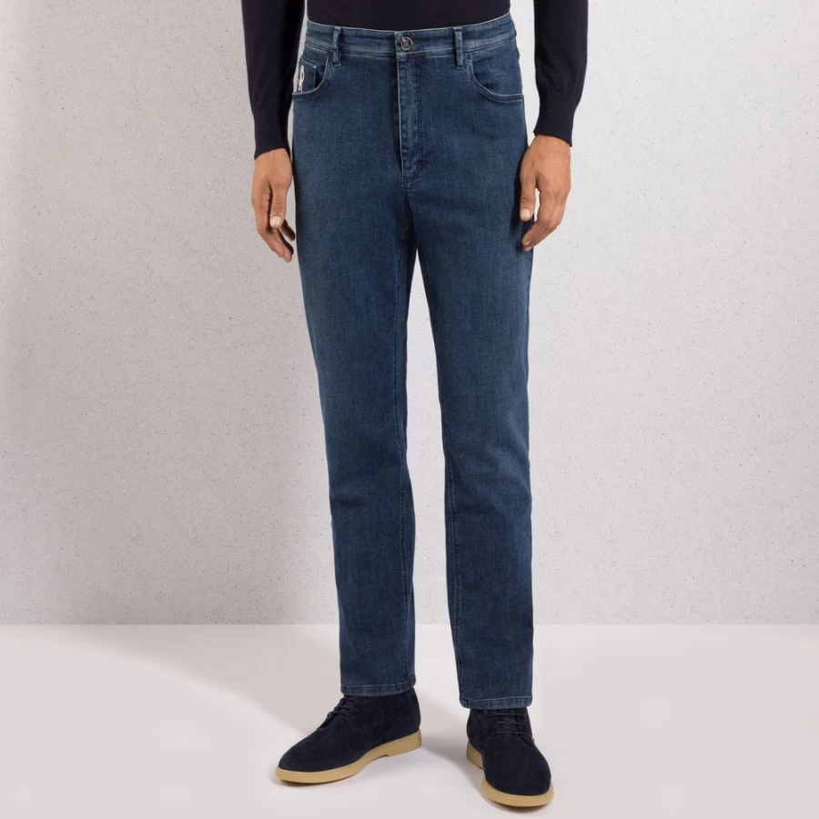 "Stefano Ricci Men's Premium Luxury Jeans for Style & Comfort"