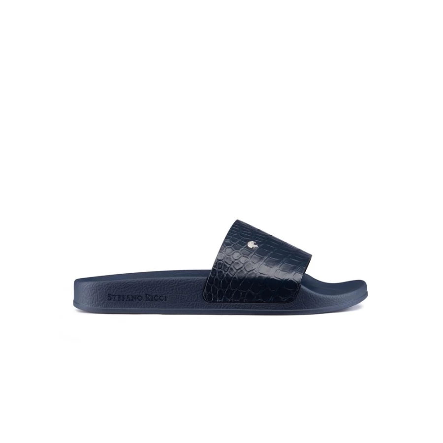 Stefano Ricci Luxury B013 Crocodile Leather Slides for Men Premium Comfort