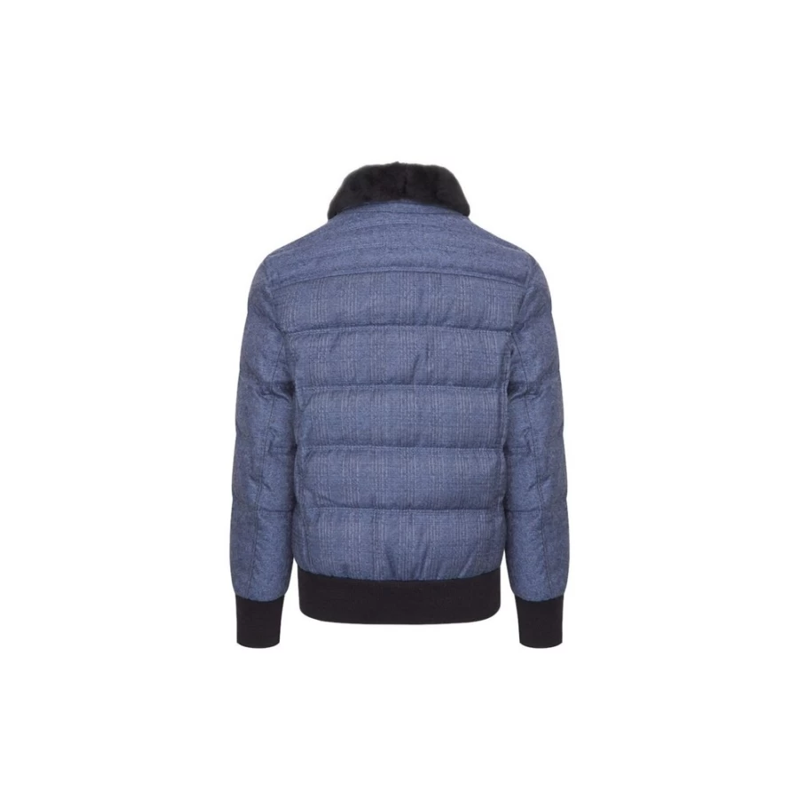 Stefano Ricci Junior Down Blouson Jacket with Luxurious Mink Fur Collar