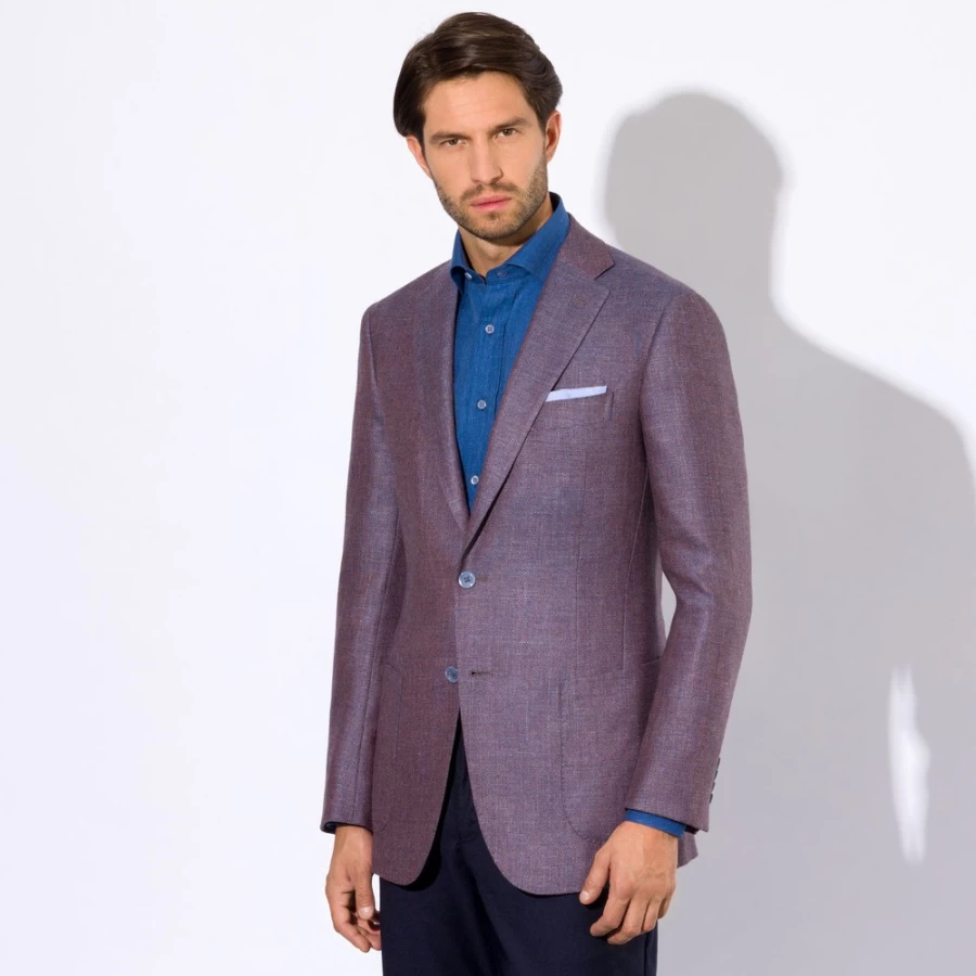 Stefano Ricci Men's Two-Button Deconstructed Blazer - Premium Tailored Jacket for Modern Style
