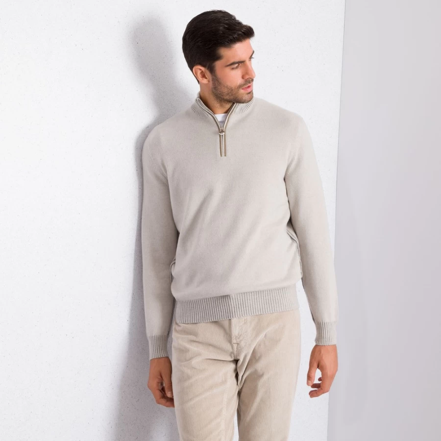 Stefano Ricci Men's Luxury Mockneck Sweater - Premium Knitwear for Sophisticated Style
