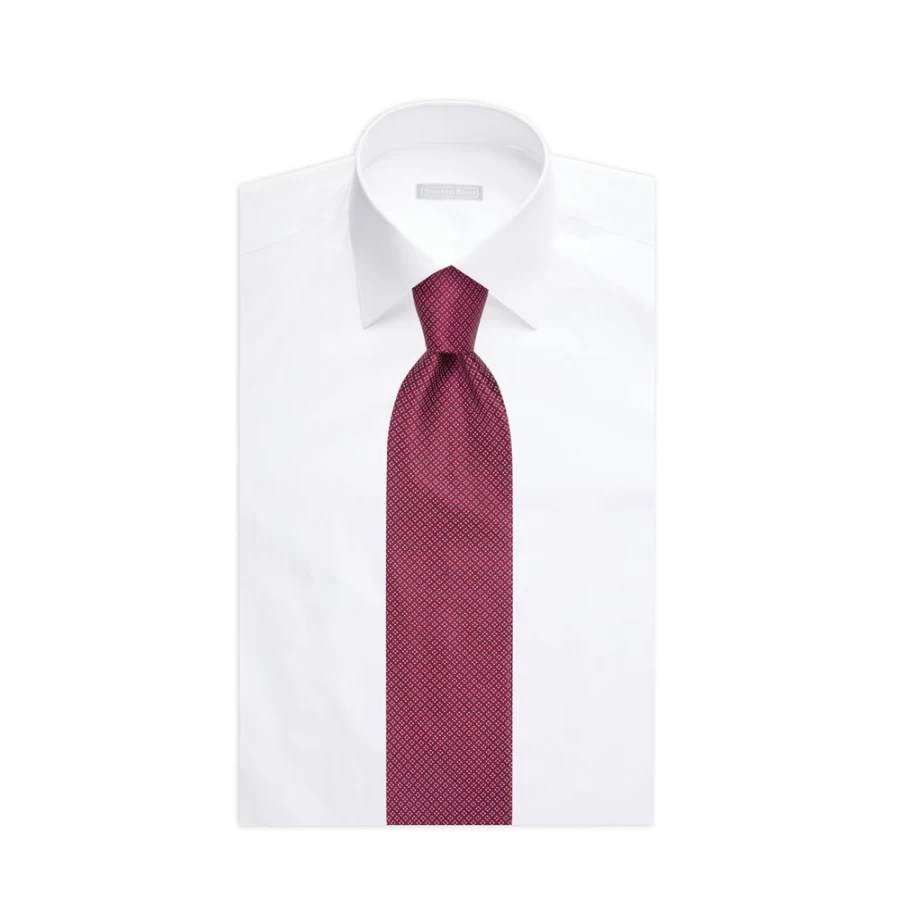 Stefano Ricci Luxury Hand-Printed Silk Tie in Elegant Design