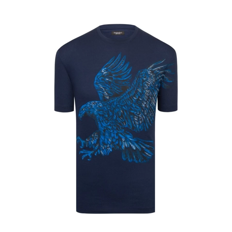 "Stefano Ricci Limited Edition Hand Painted Men's T-Shirt – Exclusive Designer Collection"
