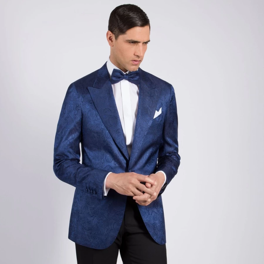 Stefano Ricci Men's One-Button Fiesole Jacket in As32Hc_7002 Color