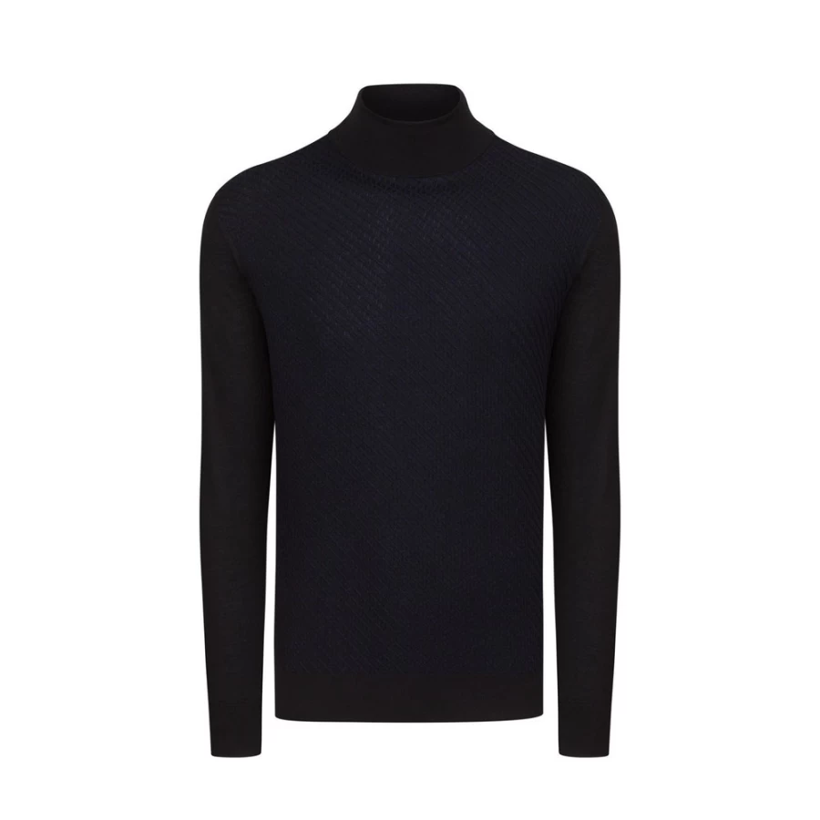 Stefano Ricci Men's Premium Turtleneck Sweater for Luxury Winter Wear